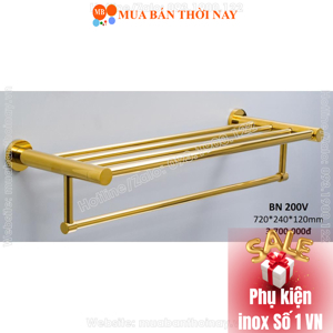 Máng khăn tầng inox 304 BAO BN-200V