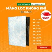 Màng lọc hepa Sharp KC-D70, KC-E70, KC-F70, KC-G70, KC-H70, KI-GS70, KI-LS70, KI-HS70,KI-FX70. Hàng nhập khẩu - Combo màng hepathan
