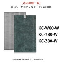 Màng Lọc Hepa Sharp  KC-W80, KC-Y80, KC-Z80