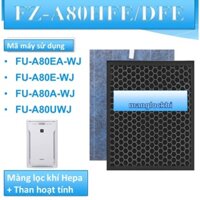 Màng lọc Hepa + Than hoạt tính Sharp ( FZ-A80SFE) FU-A80EA-W, FU-A80E-W