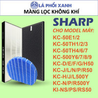 Màng lọc không khí Sharp KC-50 D50 E50 F50 G50 H50 J50 L50 N50 P50 R50 S50E 50TH KC-500Y Màng lọc không khí thay cho máy lọc không khí Sharp