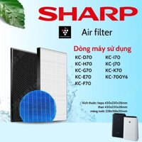 Màng lọc không khí Sharp tháp 70 KC-D70 ,KC-H70 ,KC-G70,KC-E70,KC-F70,KC-I70,KC-J70,KC-K70,KC-700Y6,..