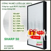 Màng lọc không khí Sharp FZ-D50HF - Màng lọc không khí SHARP KC-D50, KC-E50, KC-D40, KC-E40, ....KC-500Y6-W