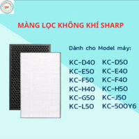Màng lọc không khí Sharp KC-J50, D50, H50, E50, E40, F50, F40, H40, G50, D40, 500Y6, màng lọc hepa sharp
