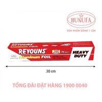 MÀNG NHÔM GIẤY BẠC THỰC PHẨM DF12 30CM