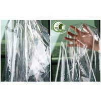 Màng nhựa dẻo trong dày 0,5mm, làm mặt nạ, áo mưa, màn che [ 50cm x khổ 1,4m ]