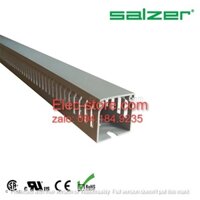 Máng nhựa đi dây 40x40x1700mm - Máng nhựa Salzer Ấn Độ - PVC Cable Ducts B40x40  - Máng đi cáp 40x40 - Ống nhựa răng lược đi dây điện 40x40mm
