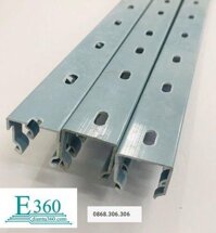 Máng nhựa đi dây điện 25x25mm dài 1m