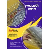 màng nhựa pvc ô lưới dẻo 10mm