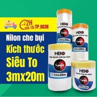 Màng nilon che bụi, che sơn, che nội thất HBO siêu dai, khó rách nhiều kích cỡ                          - 39099920                                                       Yêu thích
