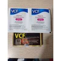 Màng Phim tránh thai VCF hộp 3 miếng cao cấp