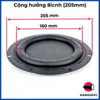 Màng rung, cộng hưởng loa, kích thước 8inch 20,5cm tăng âm bass cho loa