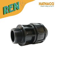 Măng Sông 90 Ren Ngoài 63 - 75 - 90 ren 2 - 2.12 - 3 HATHACO Nối Ống HDPE - 902