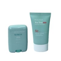 [Mang theo màu xanh lá cây] Kem chống nắng làm dịu cây trà 50ml / Kem chống nắng 20g SPF50 PA + + + +