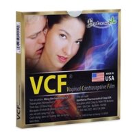 Màng tránh thai VCF - Hộp 3 chiếc bao cao su cho phái nữ - nhập khẩu từ Mỹ bởi Botania DHD Pharmacy