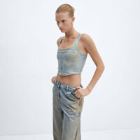 MANGO - Áo Kiểu Nữ Gold - 57047127-OR