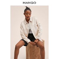 Mango Áo Sơ Mi nữ Jeans Denim Rachael Màu Kem Size XS mua tại store Mango Vincom