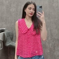 [Mango Auth] Áo Kiểu Cổ Cánh Sen Mango