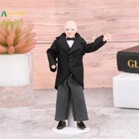 Mangogood 1: 12 Nhà Búp Bê Mô Hình Búp Bê Sứ Thu Nhỏ Ông Già Người Hầu Butler Đồ Chơi Búp Bê Đẹp
