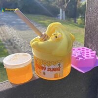 Mangogood  Đồ chơi mỏng tổ ong có thể co giãn DIY Trong suốt Slime và đất sét Mô phỏng Đồ chơi thủ công Đất sét Mật ong Slime Set Đẹp