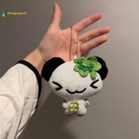 Mangogood  Thời Trang Bốn Lá Cỏ Ba Lá May Mắn Gấu Trúc Sang Trọng Búp Bê Mặt Dây Chuyền Hoạt Hình Móc Khóa Mặt Dây Chuyền Tinh Tế Ba Lô Trang Trí Quà Tặng Đẹp
