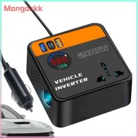 [Mangok] Biến tần xe Màn hình kỹ thuật số biến tần thông minh cho ô tô Giám sát thời gian thực Biến tần ô tô 12V / 24V DC sang 110V / 220V AC tốt