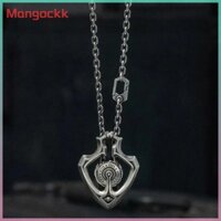 [Mangok] Vòng cổ mặt dây chuyền bánh răng xoay cơ khí Retro Thiết kế xoay độc đáo Trang sức Vintage Steampunk Quà tặng dành cho nam nữ Tốt