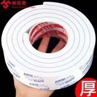 Mạnh hai mặt băng keo eva nâng cấp xốp dày trắng thấm nước dấu vết dải bọt nhớt chặt vào khung tường billboard Miller lẻ 10mm dày hai mặt băng bọt