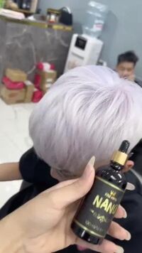 mạnh hơn 100 lần dầu gội tím, khử vàng tóc nano ,khử vàng tóc lên bạch kim ,mầu khói ,mầu tím