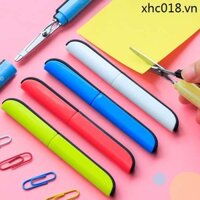 Mạnh mẽ Di Động Kéo Nhỏ Trẻ Em Học Sinh Sử Dụng Sáng Tạo Kích Thước Nhỏ Gấp Bút Hình Bút Hình Bút Di Động Đầu Tròn Kéo Bút Du Lịch Kéo An Toàn Dễ Thương Nhật Bản Nghệ Thuật Hàn Quốc Handmade Hộ Gia Đình Trẻ Em