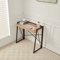 Mạnh mẽ lắp ráp sinh viên vàng sồi mật độ học tập bàn màu đen trắng đô thị cổ trắng máy tính bàn