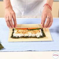 Mành Tre ONGTRE làm Cơm cuộn Kimbap Hàn Quốc  ongtre Vietnam - Màu Trắng