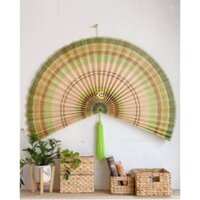 Mành tre quạt decor- Quạt tre/quạt lá nan tre/quạt tăm mành/quạt mành tre, giao mẫu ngẫu nhiên - quạt mành tre
