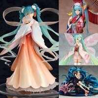 [Manmei] Hình tương lai miku Kimono Snow Cherry Blossom Butterfly Princess Merchandise Mô hình trang trí Búp bê có thể di chuyển được