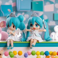 [Manmei] Mắt To Đậu Hà Lan Thiên Thần Công Chúa Nhỏ Hatsune Hình Q Phiên Bản Búp Bê Trang Trí Ô Tô Khung Xe Mô Hình Quà Tặng Ngoại Vi