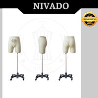 Manocanh cốt thiết kế chân mông nam NIVADO trưng bày, thiết kế quần đùi cho nam đủ size.Chuẩn thông số người Việt