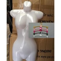 Manocanh Máng Nhựa Treo 4 Chiếc và 25 Kẹp Lót