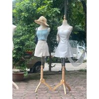 Manocanh Manocanh chóp gỗ khong tay , manocanh nữ bọc varicottong dành cho shop thời trang