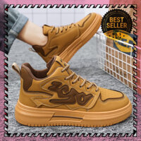 MANTOSIMPLE ➡️ Giày bốt cao cổ nữ CHELSEA BOOT không dây da mềm thời trang phong cách cá tính hot trend kiểu mới đế cao