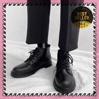 MANTOSIMPLE ➡️ Giầy đốc cao cổ nam đế cao cao su đen giầy nam thời trang đi làm đi chơi phong cách cá tính lịch sự năng