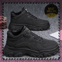 MANTOSIMPLE ➡️ Giày sneaker nam cổ lửng da lộn mã 6873 đế độn tăng chiều cao phong cách hàn quốc kiểu dáng trẻ trung thờ