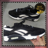 MANTOSIMPLE ➡️ Giày sneaker nam Thể thao G32 ĐEN chất vải kết hợp da lộn phong cách trẻ trung năng động buộc dây đi học