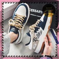 MANTOSIMPLE ➡️ Giày Thể Thao Nam Sườn Phối Chữ Thắt Dây Thừng Siêu Đẹp mã H107 Thời Trang