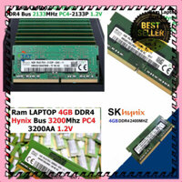 MANTOSIMPLE ➡️ Ram LAPTOP 4GB ( Hynix ) DDR4 2133Mhz 2400Mhz 2666Mhz 3200Mhz PC4 2133P 2400T 2666V 3200AA Dùng Cho Máy T