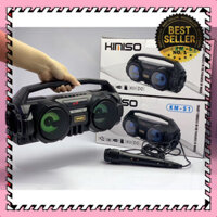 MANTOSIMPLE Loa Kẹo Kéo Karaoke KIMISO (KM-S1) Bluetooth 4.1- Tiện lợi - Âm to - Cực đã - Loa bluetooth không dây giá rẻ