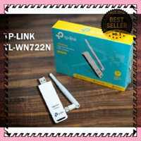 MANTOSIMPLE Thiết bị thu sóng Wifi TP-LINK USB TL-WN 722N tốc độ băng thông 150Mbps - Bảo hành 24T chính hãng - SHOP BÁN