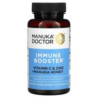 Manuka Doctor Immune Booster Vitamin C & Zinc + Manuka Honey 30 Capsules