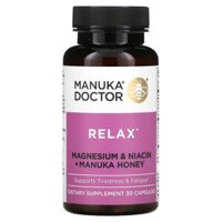 Manuka Doctor Relax Magnesium & Niacin + Manuka Honey 30 Capsules