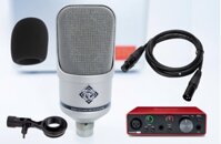 Many M07 + Focusrite 2i2 gen 3 combo thu âm hát live