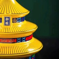 Mao đài bình Đồ sứ Cảnh Đức Trấn Thiên Đàn Bắc Kinh Bình rượu sứ cổ chai cá tính 5000ml